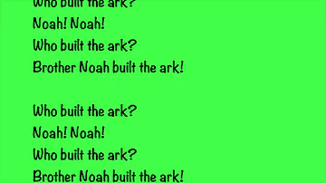 Who Built the Ark? Janet Day Lyric Video