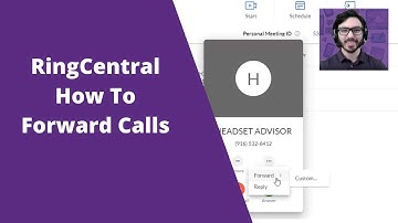 RingCentral How To Forward Calls On The Computer Softphone App