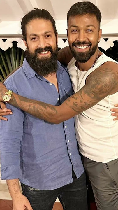 Rocking Star Yash With Indian Cricketer's 🔥🏏🎬 #shorts #viral #kannada #sandalwood #yash #rockybhai