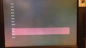 Raster Copper bar, simple vga dos demo.