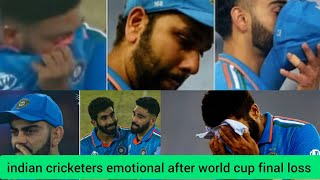 India vs Australia odi world cup final 2023 emotional moment for India #indvsaus2023 #viratkohli