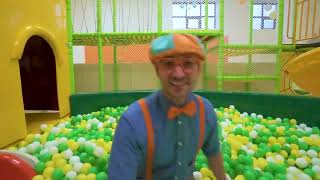Blippi Visits Jumping Beans Indoor Playground!   Learn With Blippi    Educational Videos For Kids