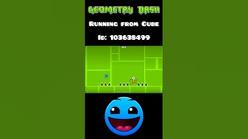 Running from Cube in Geometry Dash 🤯 #geometrydash #trending #robtop #feedshorts #fyp