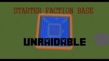 How to make an amazing faction starter base!