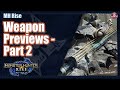 Monster Hunter Rise | Weapon Preview Analysis Part 2/2