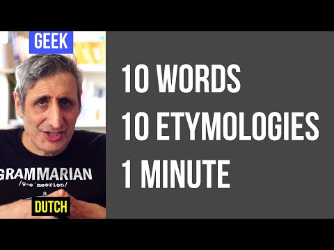 Video: Hva betyr ordet etymologier?