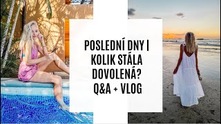 POSLEDNÍ DNY NA KOSTARICE | KOLIK STÁLA DOVOLENÁ? #VLOG A Q&A