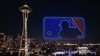 OFFICIAL MLB All-Star Drone Show at Seattle's Space Needle (1,200 Drones)