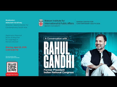 A Conversation with Rahul Gandhi