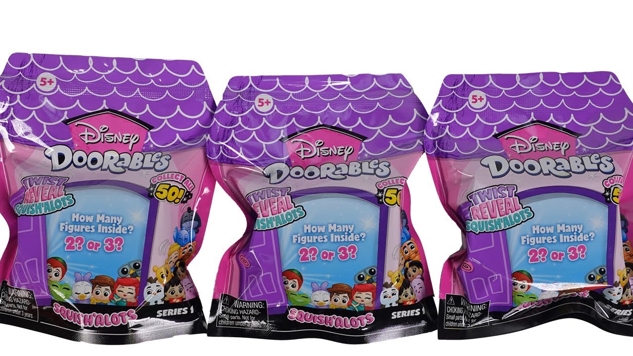 UNBOXING DOORABLES SERIES 4 FROM DOLLAR TREE! 48 BLIND BAGS