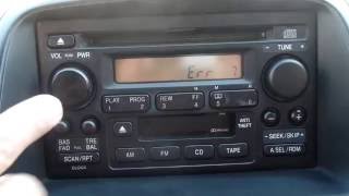 ENCONTRAR CODIGO DE RADIO DE UN HONDA CRV-2003-2006, RAPIDO Y FACIL. ENCONTRAR CODIGO DE RADIO DE UN HONDA CRV-2003-2006, RAPIDO Y FACIL.