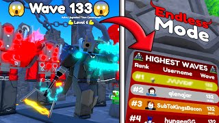 I BEAT 😱 ASTRO and GET TOP 1 LEADERBOARD 🔥 WAVE 130 ENDLESS 😎 - Roblox Toilet Tower Defense