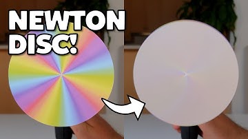 Mixing Colours to make White Light! (Newton Disc Explained)