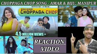 Choppaga Chop Manipuri Song REACTION | Amar & Biju | Official Music Video | Tenzingg Ningthoujm