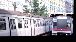 (激特不載客) 港鐵 TWL 2C/3代 m-train A264/A277 駛經葵芳站一台 + A243/A124 駛入