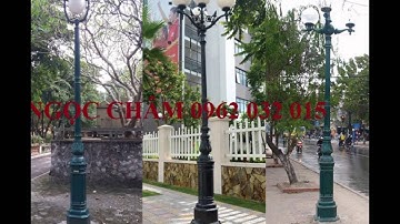 CỘT ĐÈN DC05B CHÙM 5 BÓNG. CỘT ĐÈN SÂN VƯỜN DC05B DC02 DC06 DC07/BANIAN