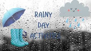 Rainy Day Fun! Indoor Activities for Kids