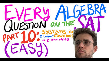 Every system of linear equations SAT question (EASY)