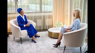 HH Sheikha Moza's Interview with CNBC Meets - مقابلة صاحبة السمو لبرنامج لقاء سي ان بي سي