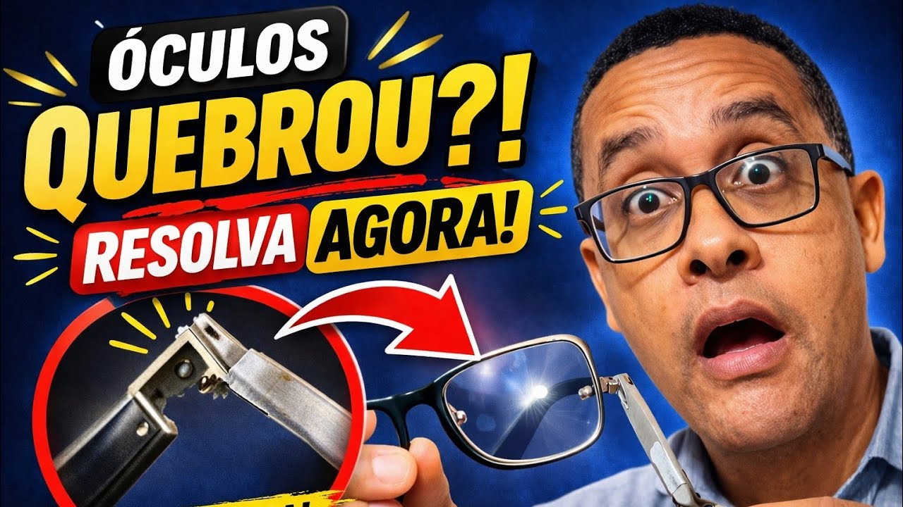 Como Consertar A Perna Do Oculos Que Quebrou