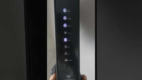 This is how your xfinity internet Modem should be when fully connected to a network