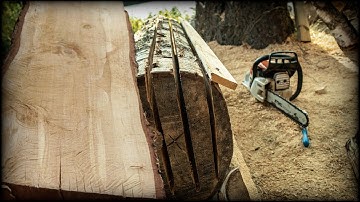 Freehand Chainsaw Milling 🌲