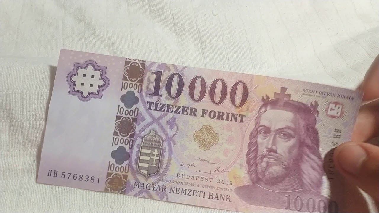 Hungary 10000 Forint Note Preview YouTube Hungary 10000 Forint Note Preview YouTube