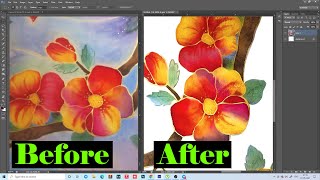 How To clear Small image to make it large in Photoshop | Textile Designing Tutorial