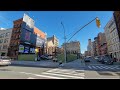 Walking in NOHO Manhattan to the PUCK Building and Jersey St and Crosby St intersection  [4K]