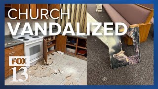 Latter-day Saint church building in Perry closed after vandals cause extensive damage inside