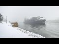 Snow! Fog! Storm! Winter Ship Spotting!