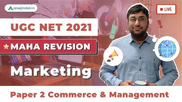 UGC NTA NET June 2021, Dec 2020 | Marketing | Paper 2 Commerce & Management