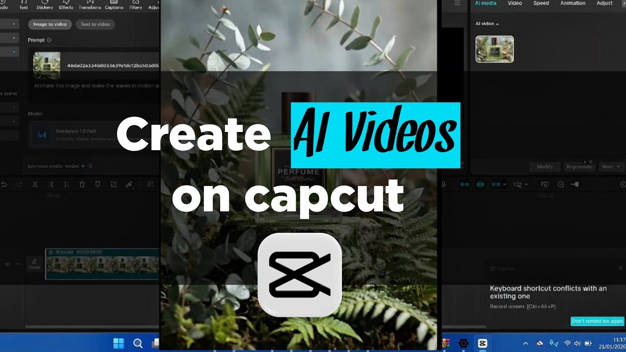 How to create AI videos on capcut - YouTube