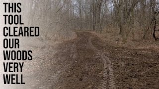 OUR GO-TO ATTACHMENT FOR CLEANING UP OUR FOREST TRAILS