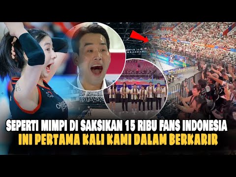 TERHARU, Detik detik pemain red spark memasuki Gor Indonesia Arena! Legenda Korea Dibuat Kaget?!