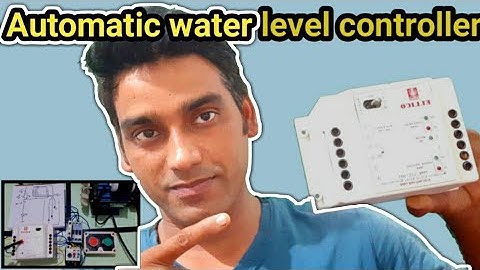 Automatic water level controller operations & wiring with DOL starter|ELLICO water level controller