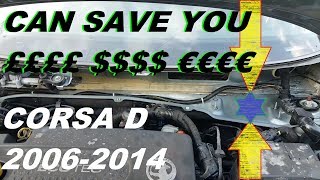 Watch this if you own a Corsa D. Can save you a lot of money!