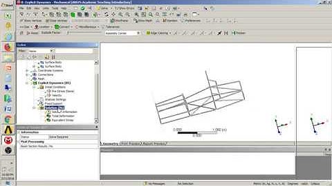 Explicit 2 Car Frame Impact with Wall