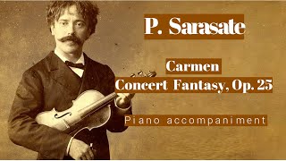 Sarasate - Carmen Concert Fantasy Op. 25 - Piano Accompaniment