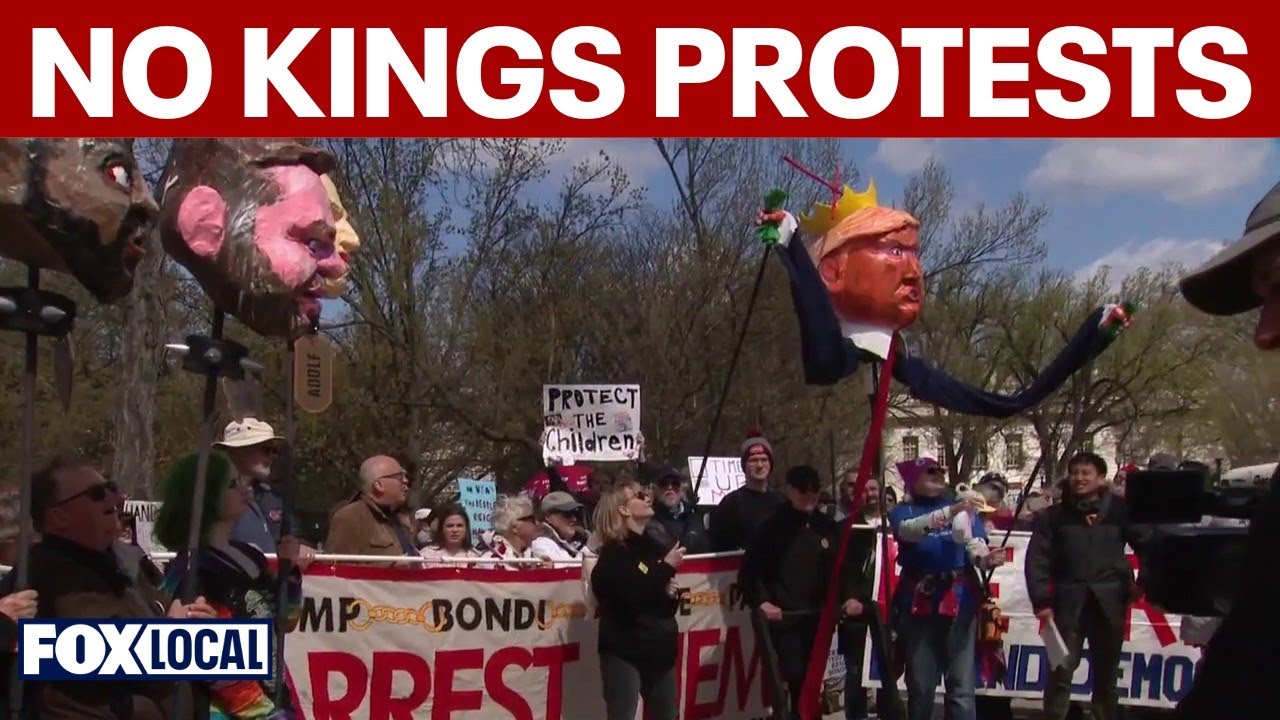 No Kings protests: Thousands march through DC, across DMV