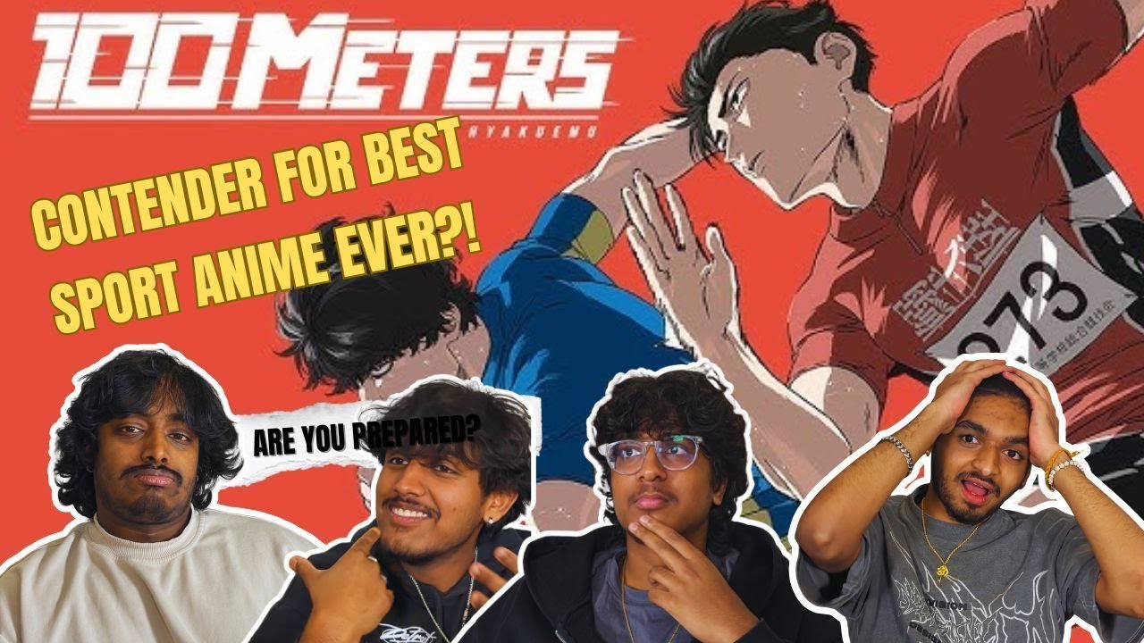 NEW CONTENDER FOR BEST SPORT ANIME? - 100 Metres (Hyakuemu) Trailer/teaser Reaction #anime #reaction