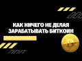 Как заработать Bitcoin бесплатно на полном пассиве абсолютно каждому