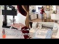 metal stamping, tiktok cricut mat cleaning hack, new desk & making packing stickers | studio vlog 41
