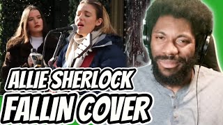 Allie Sherlock & Jessica Doolan- Fallin' (ALICIA KEYS COVER) REACTION VIDEO #alliesherlock #busking