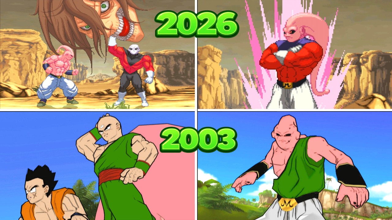 くうたんページ Evolution Of Super Buu Absorptions (2003-2026) 魔人ブウ変身形態集