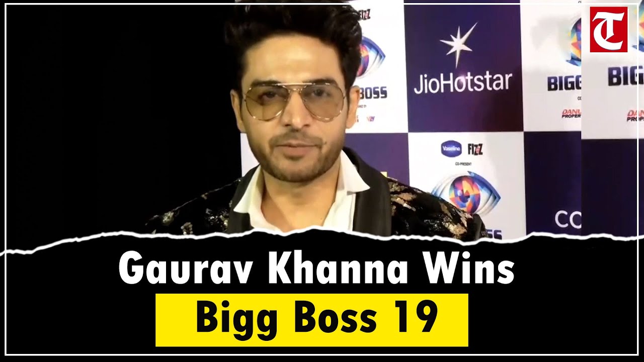Bigg Boss 19 Winner Gaurav Khanna Thanks Fans, Calls Win ‘Common Man’s ...