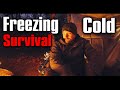 Real Survival with only an Emergency Tarp - Freezing Temps!