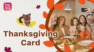 Make a Thanksgiving Card with Photos and Stickers (InShot Tutorial) screenshot 4