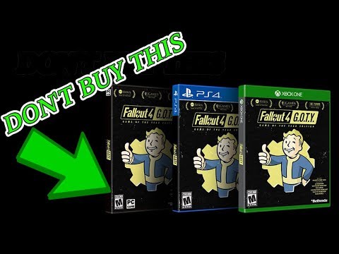 Fallout 4: Game of the Year Edition is BROKEN