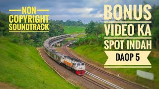 Pesona Kereta Api Spot Indah Daop 5 - Non Copyright Soundtrack Vlog Terbaru Super Keren!